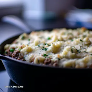 Speedy Shepherds Pie Skillet Quick Easy Ground Beef Recipes Recipe Card