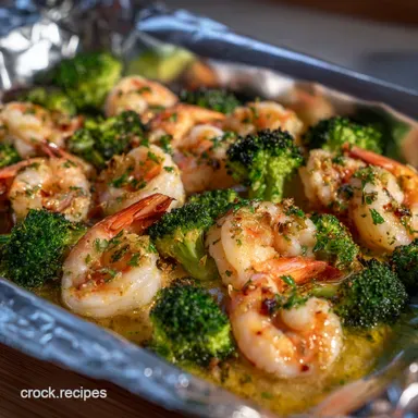Shrimp Broccoli Foil Packs: 30-Min Lemon Garlic Dinner