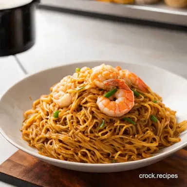 Easy Shrimp Chow Mein Faster Than Takeaway Recipe Card