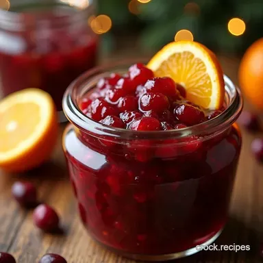 The Best Homemade Christmas Jam Recipe Spiced Cranberry Orange Recipe Card