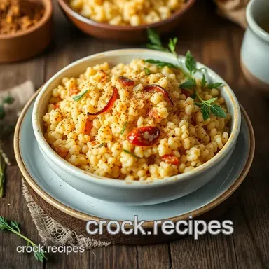 Delicious Cooked Couscous with Spices and Herbs: My Grandmother's Secret! Recipe Card