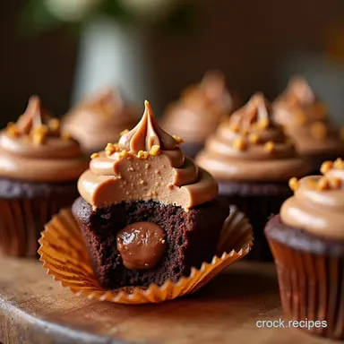 Warm Spiced Nutella Cupcakes with Hazelnut Frosting Recipe Card