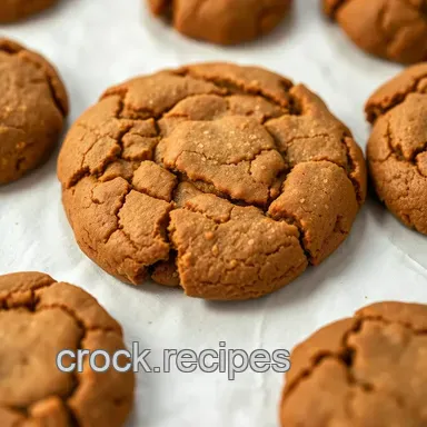 Easy & Chewy Ginger Molasses Cookies: A Family Favorite Recipe Recipe Card