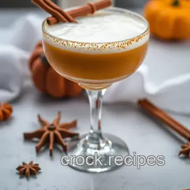 Spooktacular Halloween Drinks: Pumpkin Spice White Russian! Recipe Card