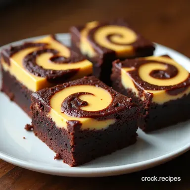 Spooky Swirls Halloween Cream Cheese Brownies Recipe