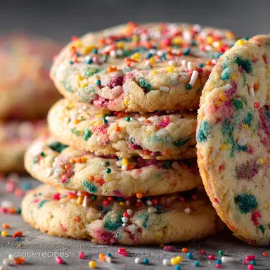 Starbucks Copycat Confetti Sugar Cookies Thick, Soft Bakery Recipe Recipe Card