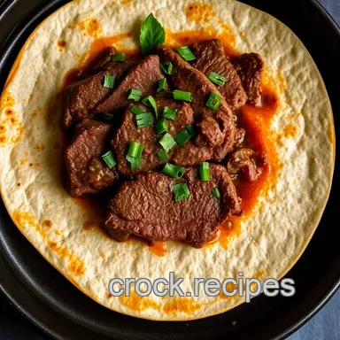 Steak Burrito Bliss: An Easy and Flavor-Packed Fiesta Wrap Recipe Card