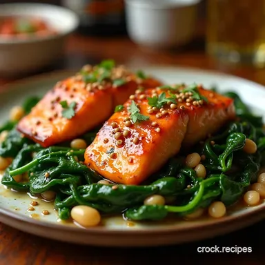 20Minute Sticky HoneyGarlic Salmon Easy Asian Dinner Recipes Recipe Card