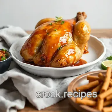 My Grandmother's Zesty Roast Chicken with Sticky Lime Glaze Recipe Card