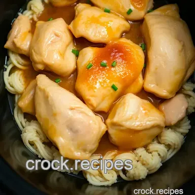 Easy & Juicy Honey Garlic Chicken Crockpot: My Family's Favorite Dinner Recipe Card