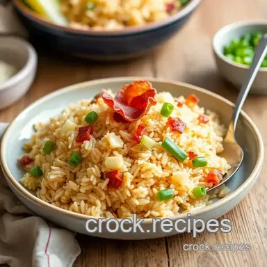 Ultimate Fried Rice with Bacon & Crunchy Cabbage: A Comforting 30-Minute Meal! Recipe Card