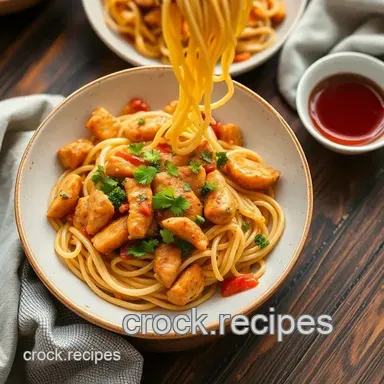 Quick & Delightful Stir-Fry Chicken Noodles in 20 Minutes! Recipe Card