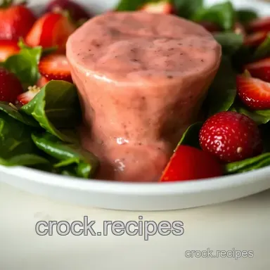 Easy Strawberry Spinach Salad Dressing: My Sweet & Tangy Secret Recipe Card