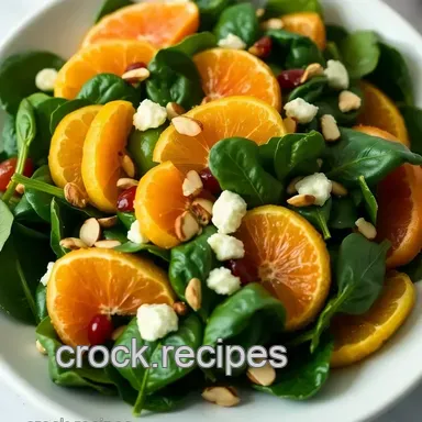 Sunshine Citrus Spinach Salad: My Go-To Recipe! Recipe Card