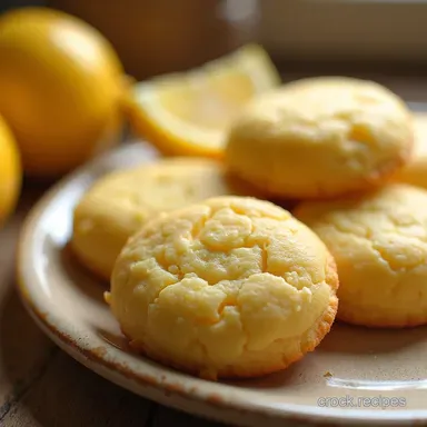 Lemon Cookies to Brighten Your Day Zesty Sunshine Recipe Recipe Card