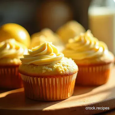 Luscious Lemon Cream Cheese Muffins Sunshine in Every Bite Recipe Card