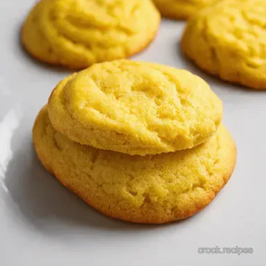 Sunshine on a Plate My GoTo Lemon Poundcake Cookies Recipe Card