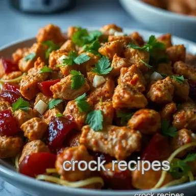 BBQ Chicken Salad Fiesta: Sweet & Smoky Summer! Recipe Card
