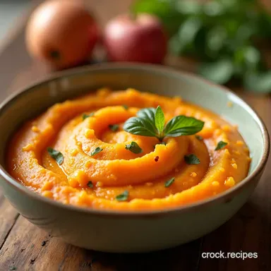 Sweet Potato Baby Puree Healthy refeies saudveis para bebs Recipe Card