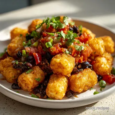 Taco Tater Tot Casserole: Slow-Cooked Recipe Card