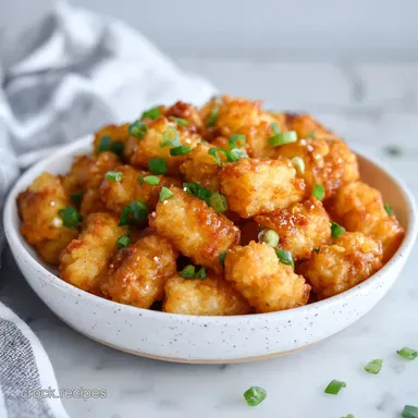 Taco Tater Tot Casserole Oven Recipe for 6 Servings Recipe Card