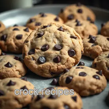 Decadent tahini chocolate chip cookies: My Secret to Chewy Perfection! Recipe Card