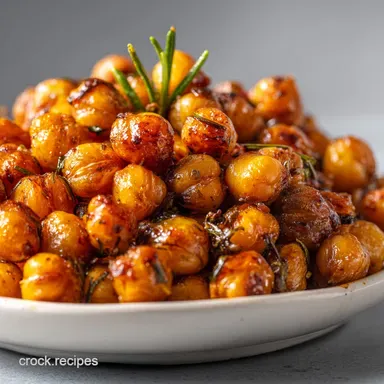 Tasty Healthy Snack with Roasted Chickpeas: Crispy & Spiced Recipe Card