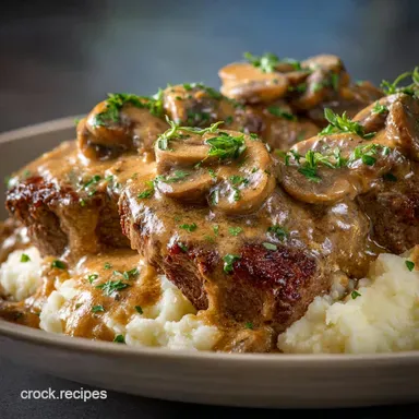 Instant Pot Cube Steak with Creamy Mushroom Sauce: Tender Quick Comfort