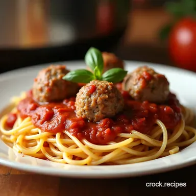 The Best Melt in Your Mouth Spaghetti and Meatballs Recipe Recipe Card
