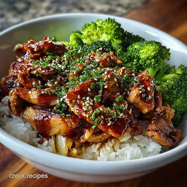 Teriyaki Turkey Rice Bowl Recipe for 4 Servings