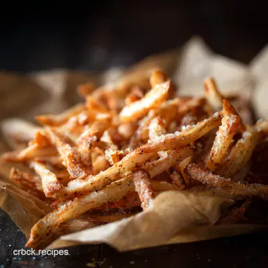 My Crispy Secret The Best Homemade Fries Ever Recipe Card