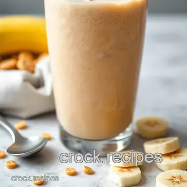 The Elvis Smoothie: Peanut Butter Banana Bliss Recipe Card
