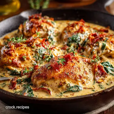 Best Creamy Tuscan Chicken for Easy Keto Dinners Recipe Card