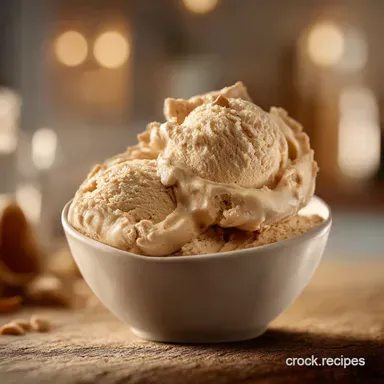 The Gains Cream: Peanut Butter high protein ice cream! Recipe Card