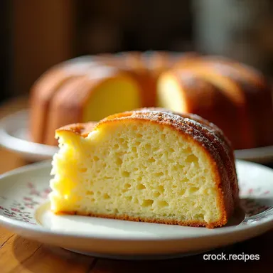 The Queens Vanilla Pound Cake Delightfully Moist Recipe Card