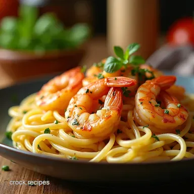 20Minute Garlic Butter Shrimp Linguine Recipe Perfect Sauce Recipe Card