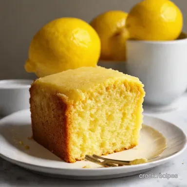 Lemon Drizzle Cake My Zesty Teatime Treat Recipe Card