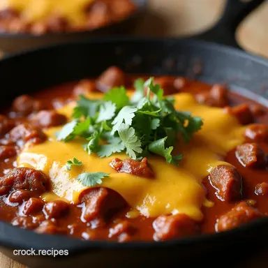 Sizzling Beef Skillet Enchiladas Weeknight Comfort Recipe Card