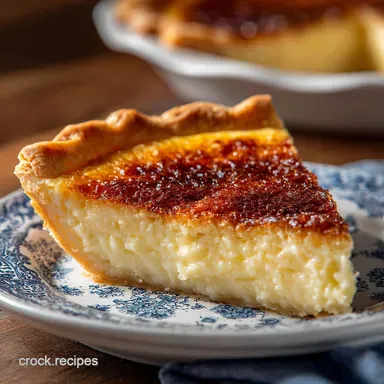 Amish Buttermilk Pie The Authentic Creamy Custard Recipe Recipe Card