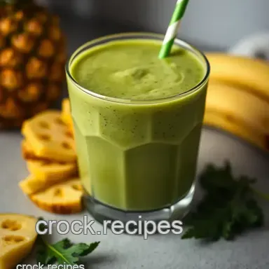 My Favourite Pineapple Kale Smoothie: A Refreshing Treat Recipe Card