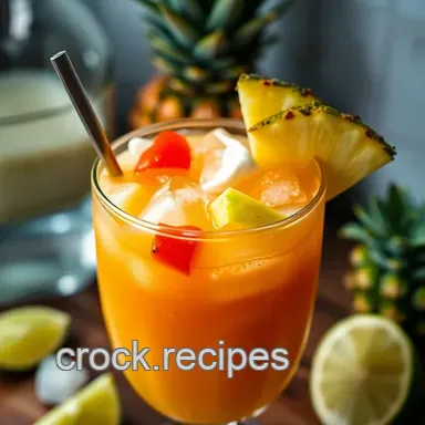 Easy Tropical Rum Cocktails: Refreshing Caribbean Flavor Awaits! Recipe Card