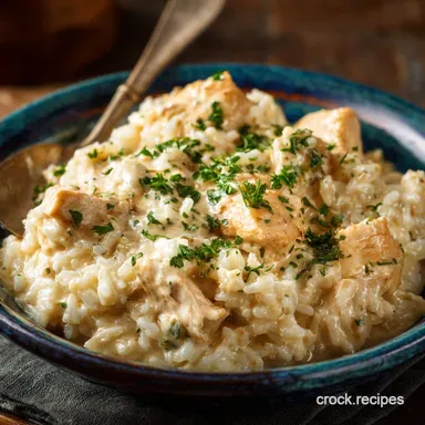 Foolproof Creamy Crock Pot Chicken and Rice No Mushy Rice