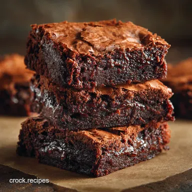 The Ultimate Fudgy Brownie Recipe Crinkled Top Classic Recipe Card