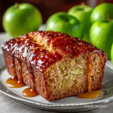 Supremely Moist Glazed Apple Bread The Sticky Toffee Loaf Recipe Recipe Card