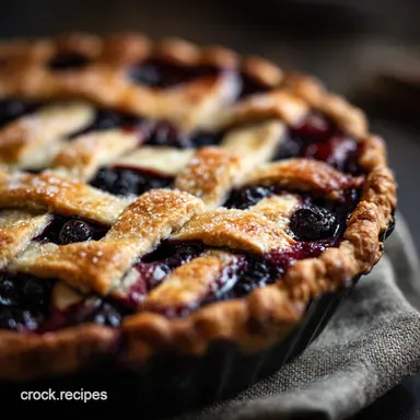 Proper Homemade Blueberry Blackberry Pie Recipe Flaky Crust