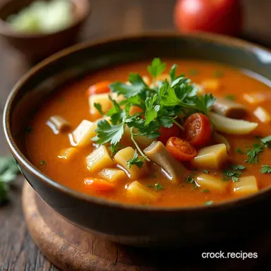 The Golden Broth Umami Bomb Chinese Vegetable Soup Recipe Recipe Card