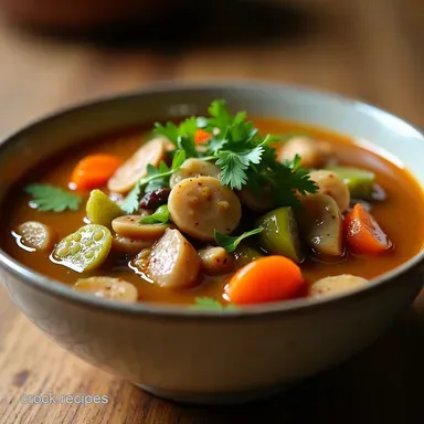 Speedy Umami Asian Vegetable Soup Recipe Ready Fast Recipe Card