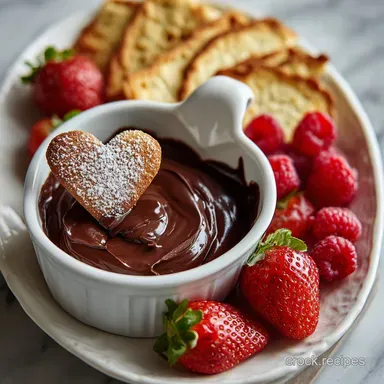 Best Valentine s Day Dessert Dip Recipe for Sweet Snacking - Velvety & Silky Recipe Card