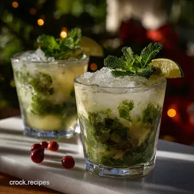White Christmas Mojitos Perfect Festive Cocktails: Creamy & Clump-Free Recipe Card