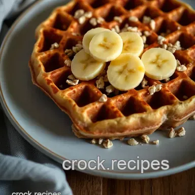 Wholesome Oatmeal Banana Waffles: My Easy Healthy Waffle Recipe Recipe Card